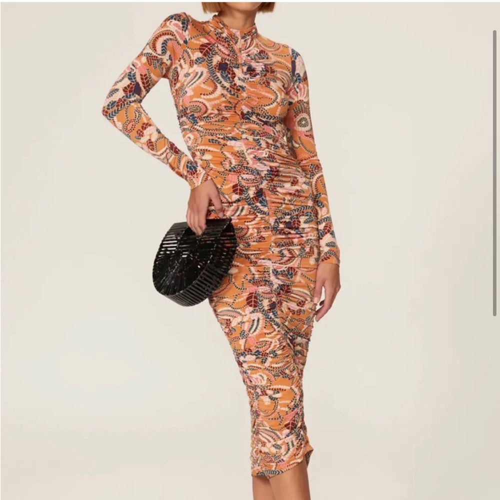 ALC gorgeous rouched midi dress